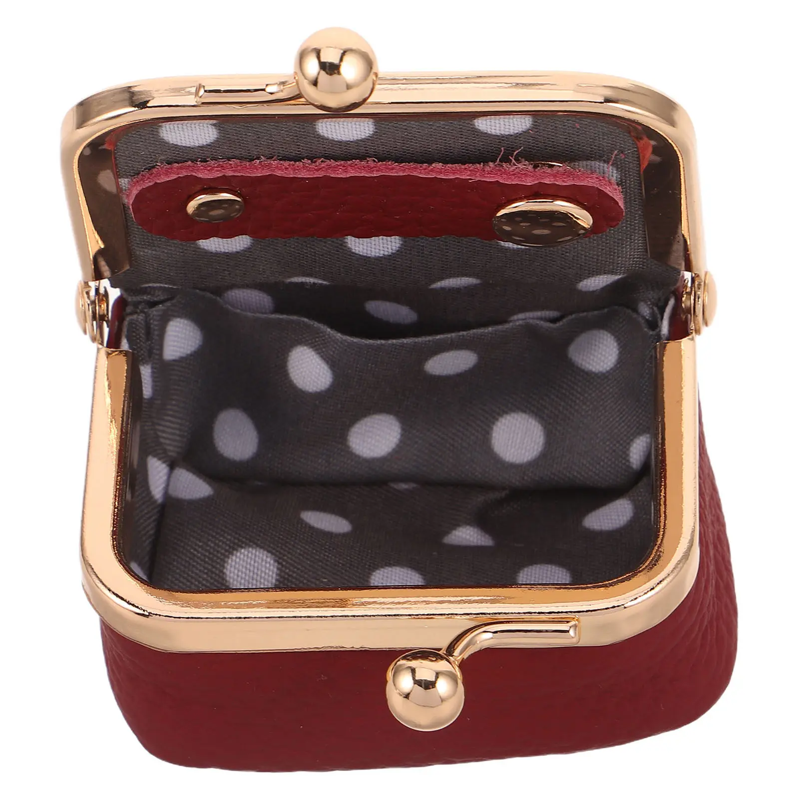 

Mini Traveling Jewelry Box Compact Vintage Kiss Lock Case for Earrings Rings Coins Portable Travel Jewelry Organizer for Women