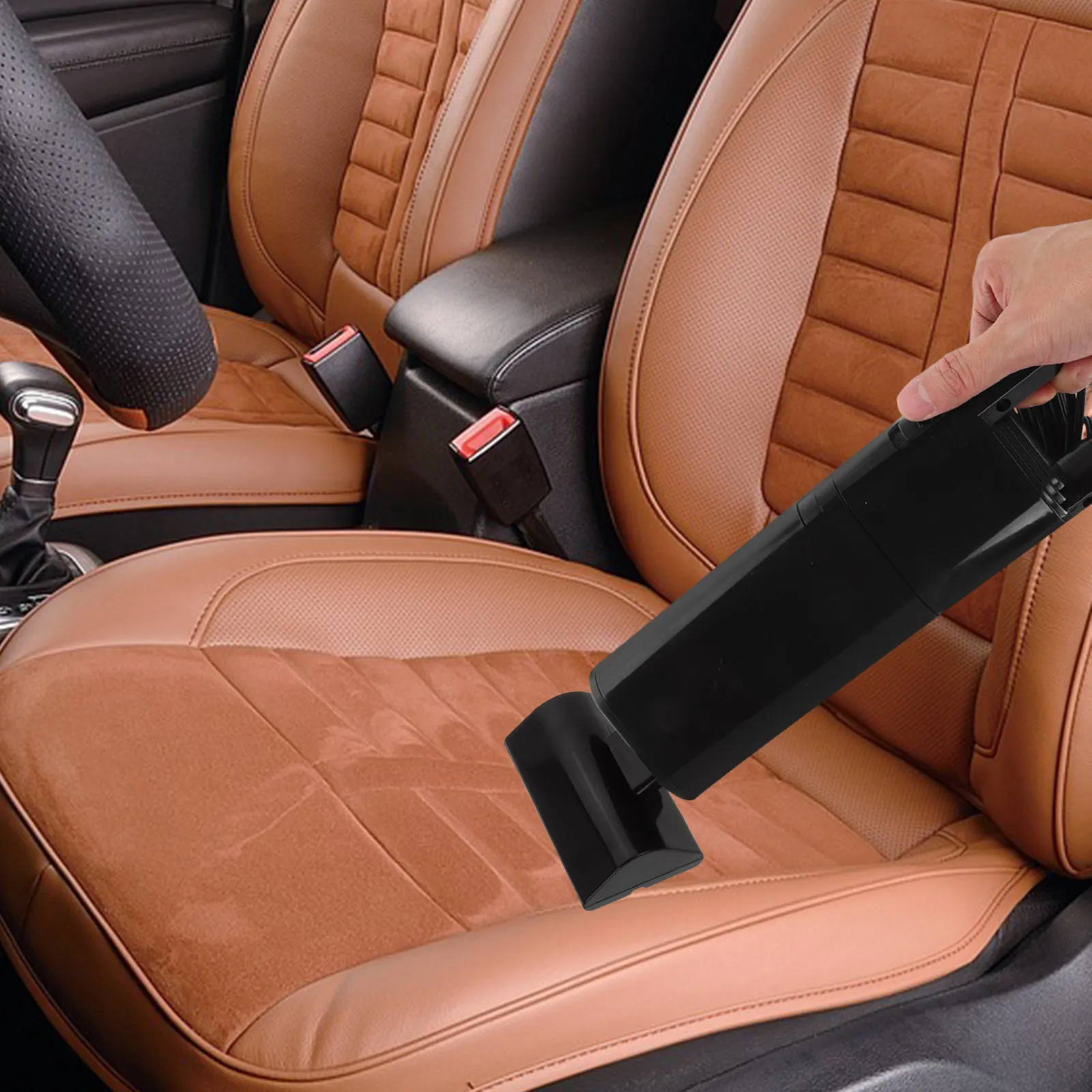 1Set Car Vacuum Cleaner 120W Handheld Wireless Wet Dry Portable Auto Interior Cleaner Floor Brush Nozzles Hose 12V Cordless High