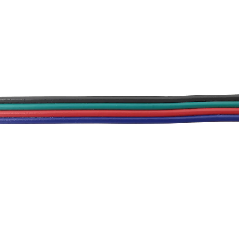 4 Color 22AWG Extension Cable 22AWG Electrical Wires Cables For 5050 3528 LED Light Strip