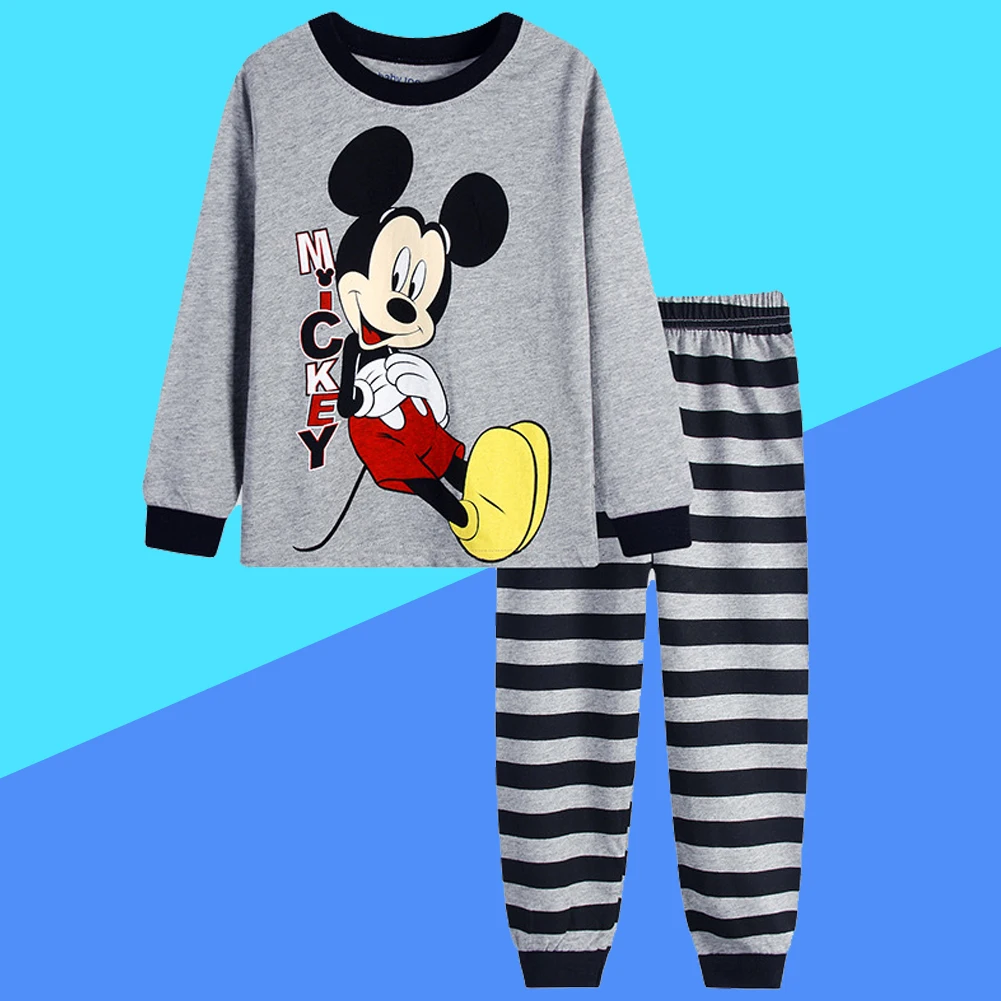 Spring AutumnNew Children's Clothing Sets Mickey boys christmas Sleepwear Halloween Clothes Kids Pajamas Set Baby boy Pyjamas