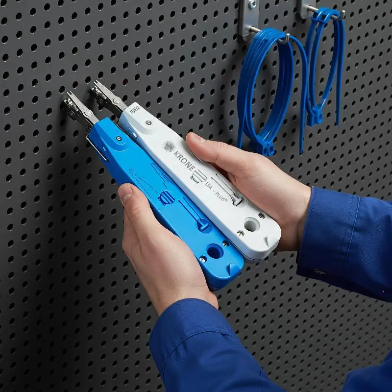 @*Versatile RJ11 RJ45 Punch Down Cutter Durable Optical Wire Tool for Home Office Phone Ethernet Line Repair Installation