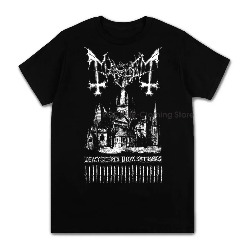 Mayhem Death Metal Cool T Shirt Men Women Oversized Tee Shirts 2022 Summer Short Sleeve Fashion Cotton Tees Tops XS-3XL