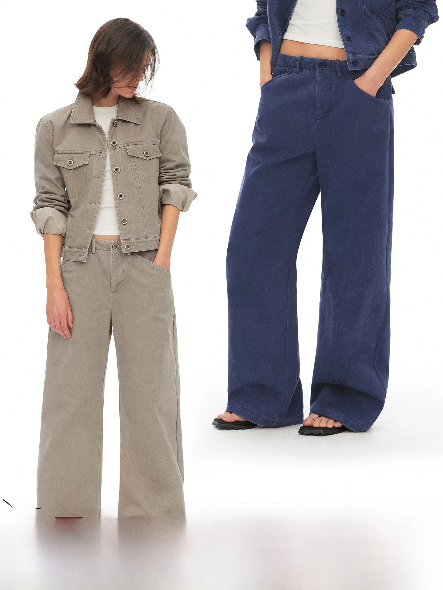 

Брюки Loala Office Relaxed Fit из хлопка для работы, винтажный дизайн с эффектом потертости, удобные для поездок на работу, повседневные брюки