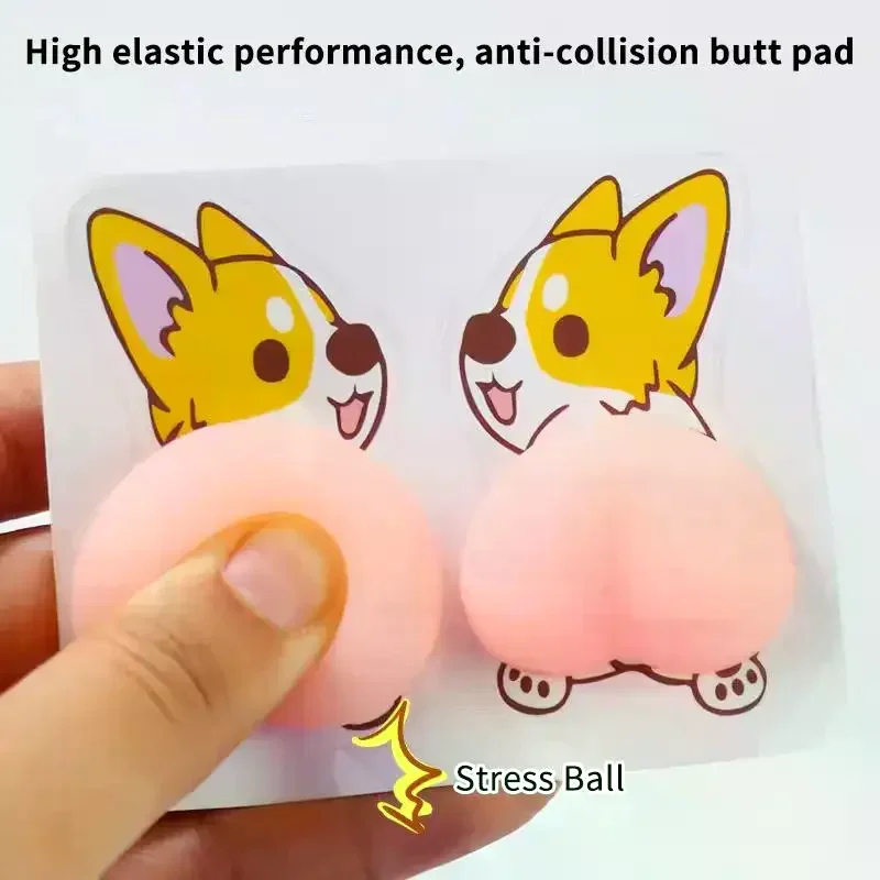 

1 пара 3D-наклеек из силиконового геля для телефона, декоративные наклейки на стену, антиударные наклейки на холодильник, креативные мультяшные наклейки для автомобиля