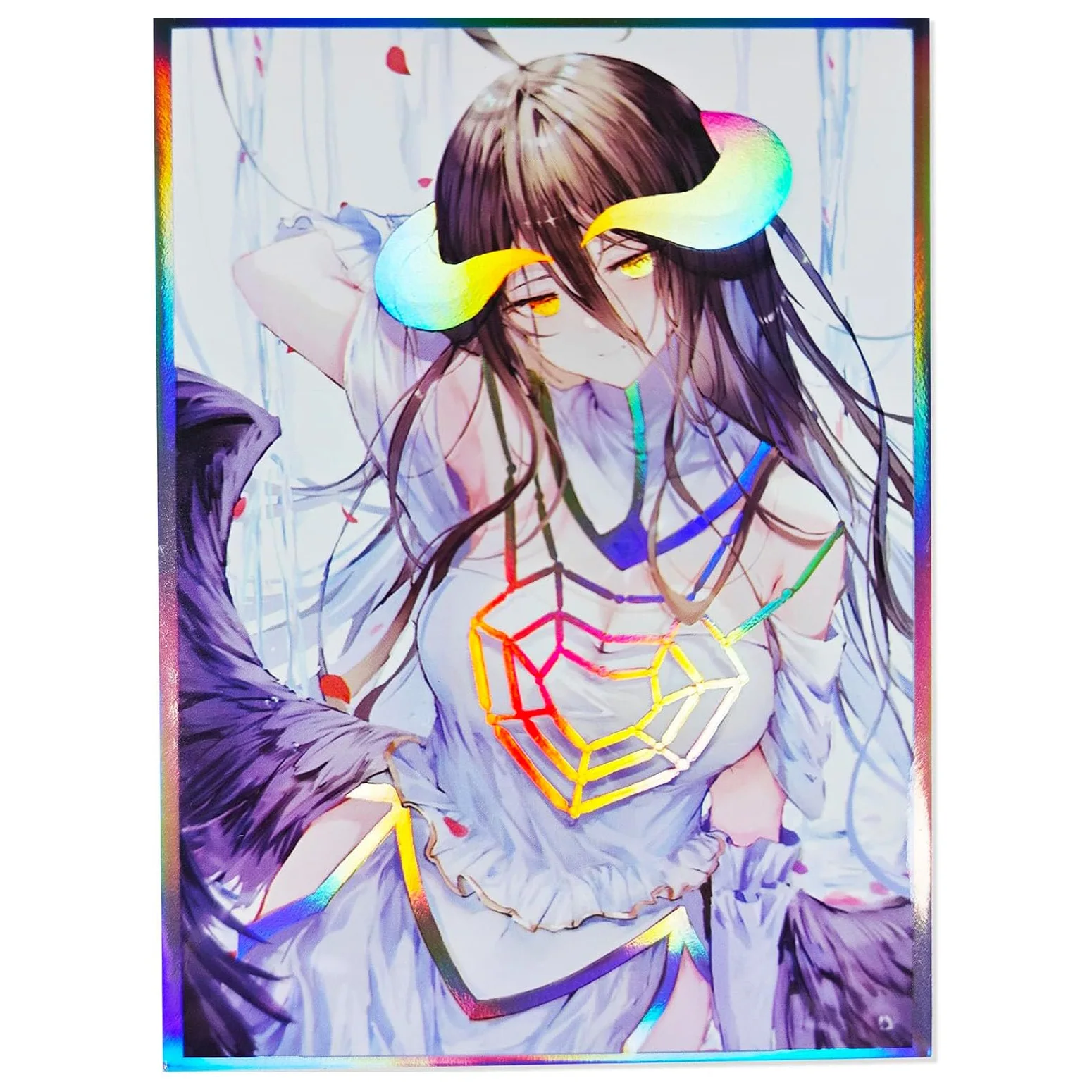 

60 шт., 67x92 мм, защита для коллекционных карточек, голографическая анимация, рукава для карт, щит, лазерная милая крышка для колоды карт, стандартный размер