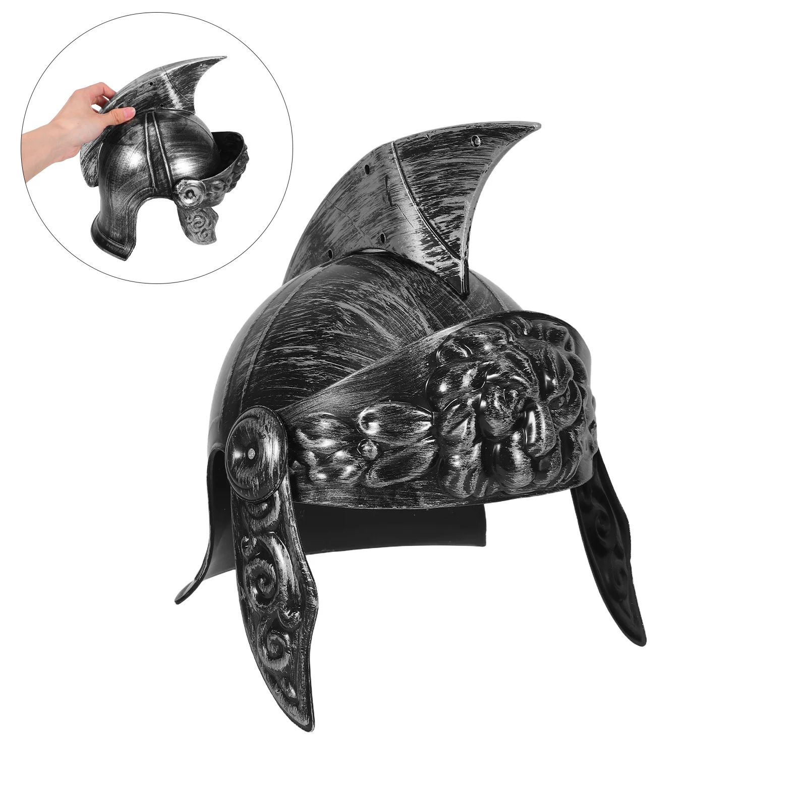 

Средневековый рыцарь, римский солдат, костюм воина викингов, шляпа для Хэллоуина, косплей, вечерние аксессуары, легкий вес