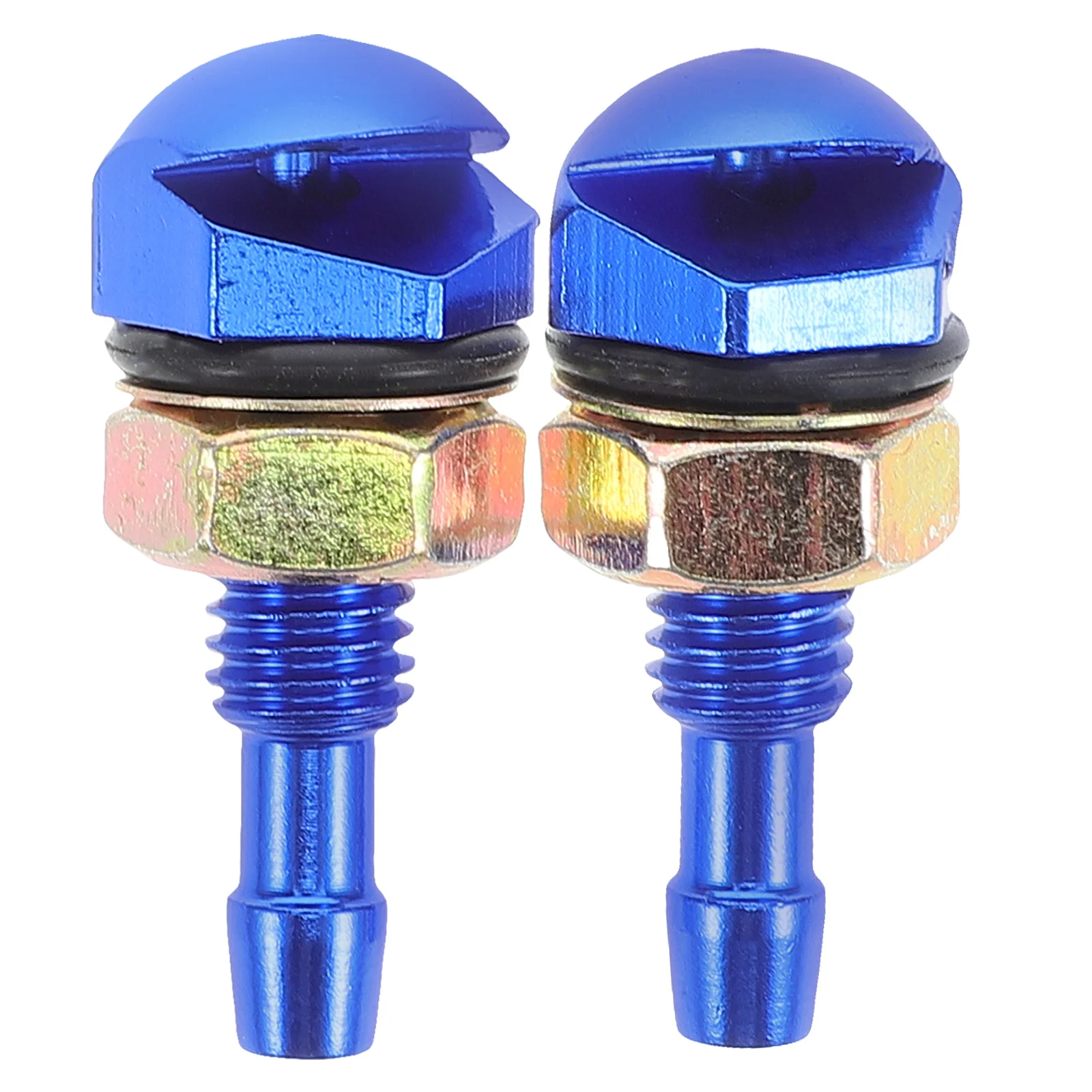 

Wiper Nozzle Pair Blue Spray Washer Fluid Mist Head Windshield Parts Car Window Front Nozzles Water Conservation Effective