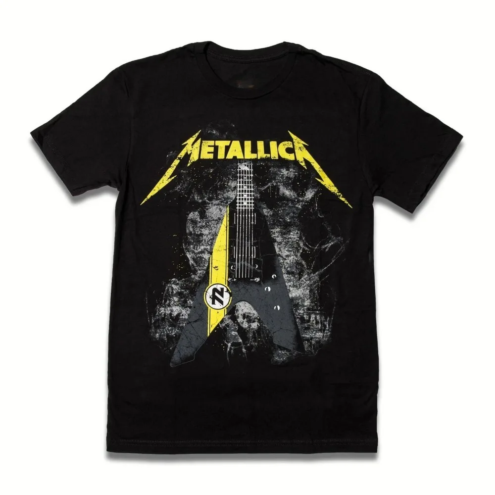 New Metallica Bestseller Men's Women Shirt Y2k Electric Guitar Graphic Tshirts Hiphop Style Women Hawaiian Luxury Tshirt Tops