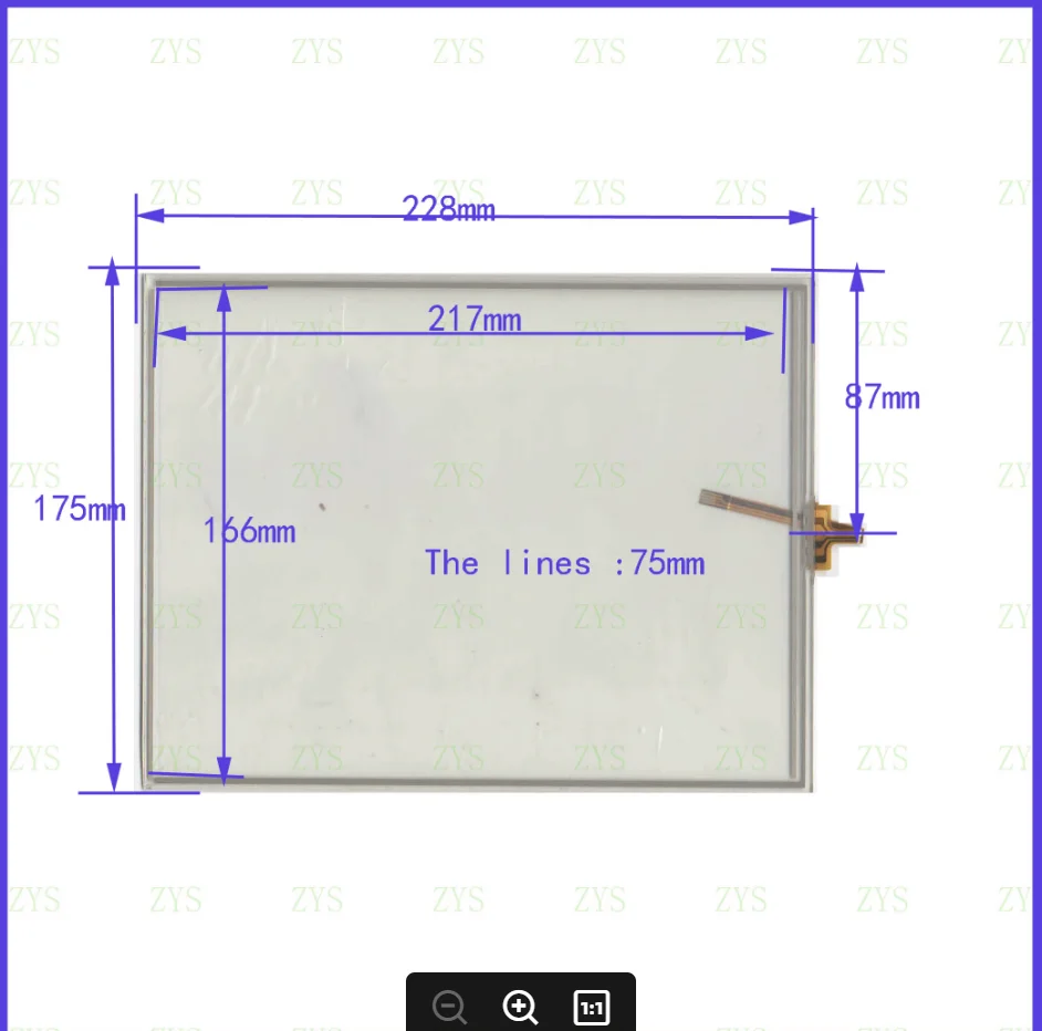 

ZhiYuSun 228mm*175mm GP-104R-4K-NB05R 10.4inch 4-wire resistive touch panel for Car DVD,228*175 GP104R4KNB05R