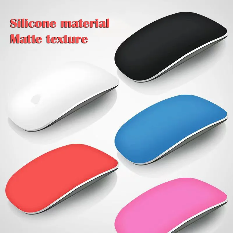 Fashion Mouse Cover Skin Silicone Soft Mouse Protector Film Guard For Apple Magic Wireless Mouse Laptop Mice Pad Waterproof Mat