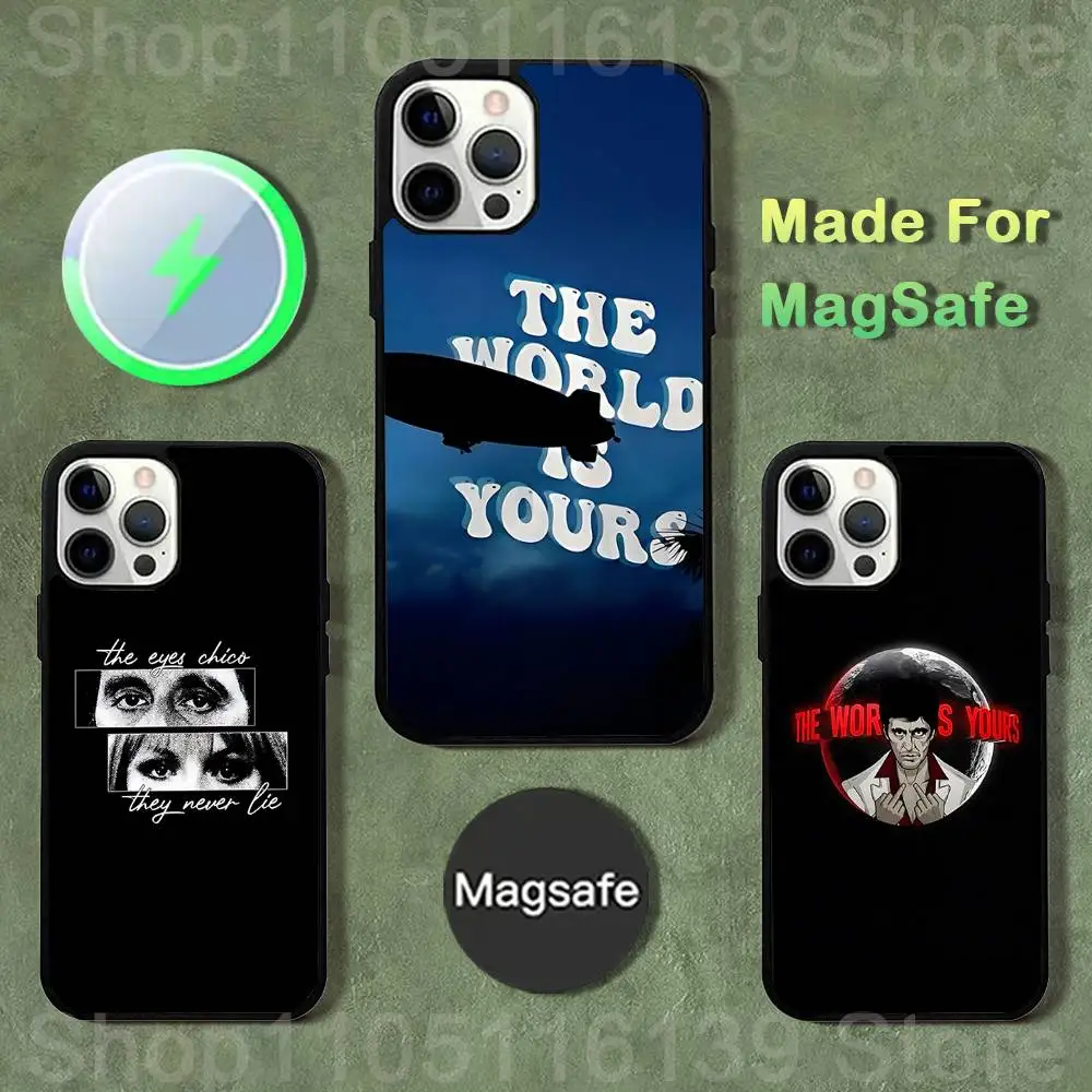 

S-Scarface 1983 Film Phone Case For iPhone 17,16,15,14,13,12,11,Pro,Max,Plus,Mini,SE4,E Magnetic Magsafe Wireless Charging