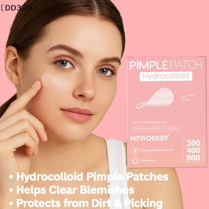 200/400/800pcs Invisible Clear Pimple Patch Set – Deep-Cleansing Hydrocolloid  Stickers Gentle & Skin-Friendly〔DD329〕