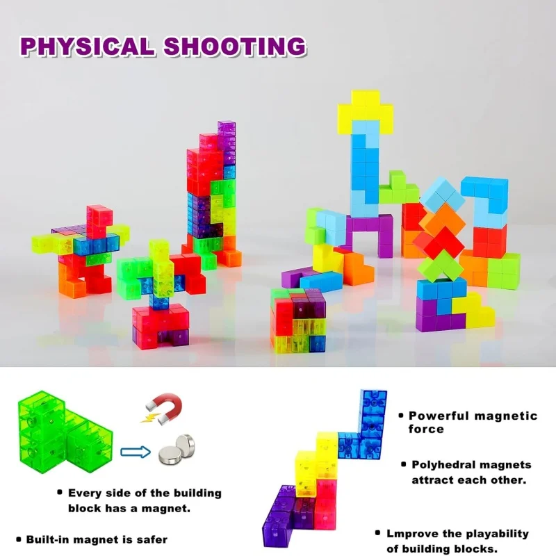 Thumbnail 4 - #43 Latest Magnetic Blocks Sets Offers