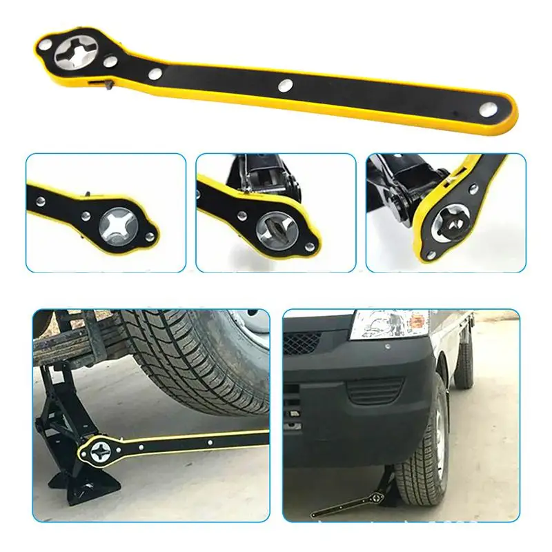 

Универсальный ручной рычаг для подъема автомобиля с инструментами для автомобиля, рукоятка для домкрата, экономящий усилия гаечный ключ