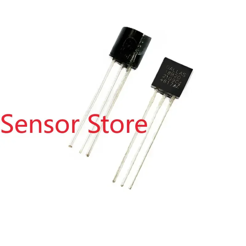 

5PCS Direct Insertion DS18B20 Chip Programmable Digital Thermometer/temperature Sensor Temperature Acquisition TO-92