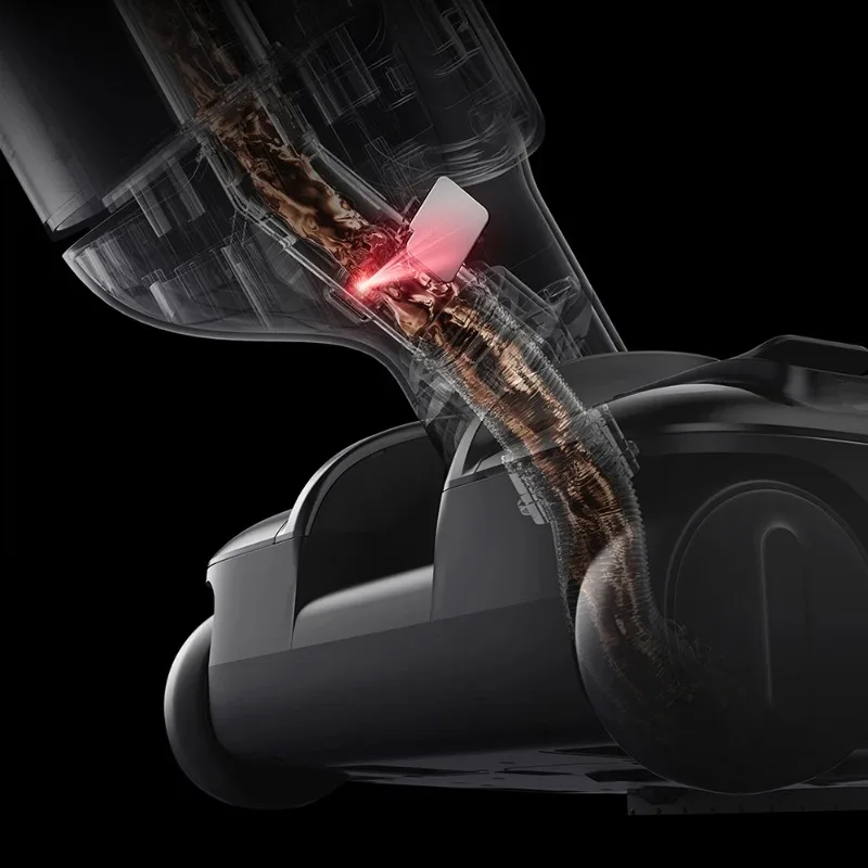 XIAOMI MIJIA беспроводной пылесос с защитой от запутывания 4Pro влажная и сухая самоочищающаяся гусеничная роликовая щетка швабра