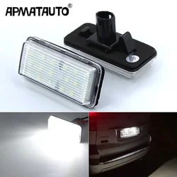 2pcs Canbus Led Number Plate Light For Lexus LX470 LX570 Toyota Land Cruiser 100 200 Prado 120 Reiz 4D Mark X License Plate Lamp
