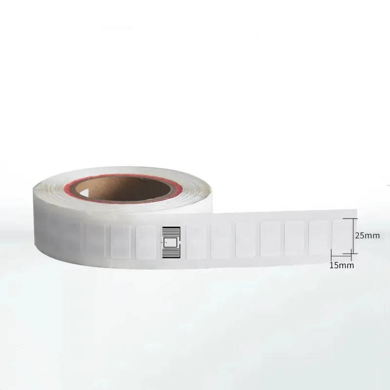 1000Pieces 25*15mm KU7 Membership Card Hotel Use Passive 860-960MHz Flexible UHF RFID Tag Sticker for Asset