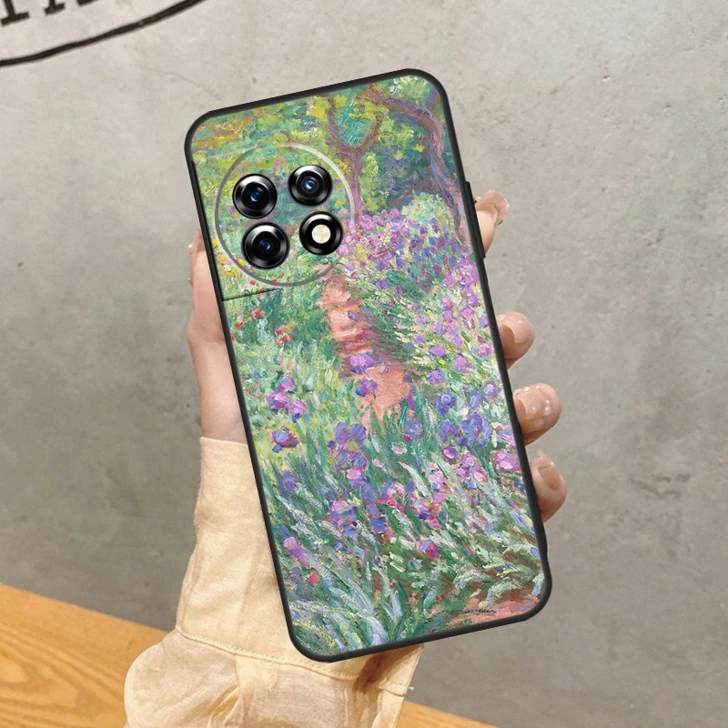 حافظة كلود مونيه لهاتف ون بلس 13 13R 13s 12 12R 11 10 10T 8T Nord CE 5 4 2 3 Lite Nord N10 N20 N30 #5