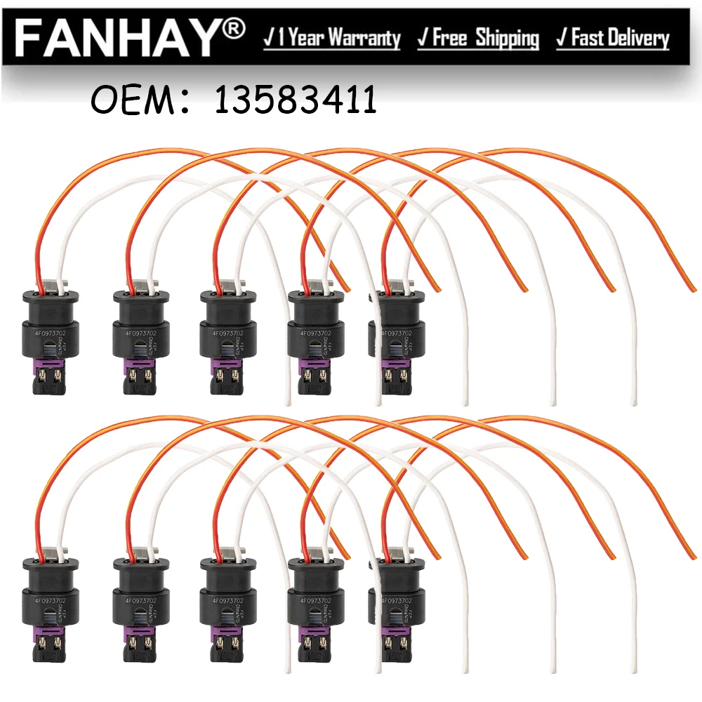 10PCS New Ambient Air Temperature Sensor Harness 13583411 AX355 For GMC Sierra For Cadillac ATS CT6 XT5 For Chevrolet Cruze
