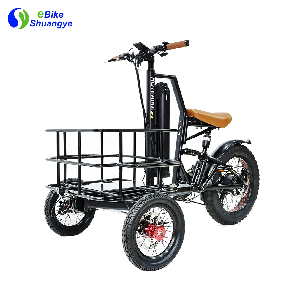 electric tricycle with pedal cargobike adult 3 wheel electric bicycle adult electric tricycle  tricycles