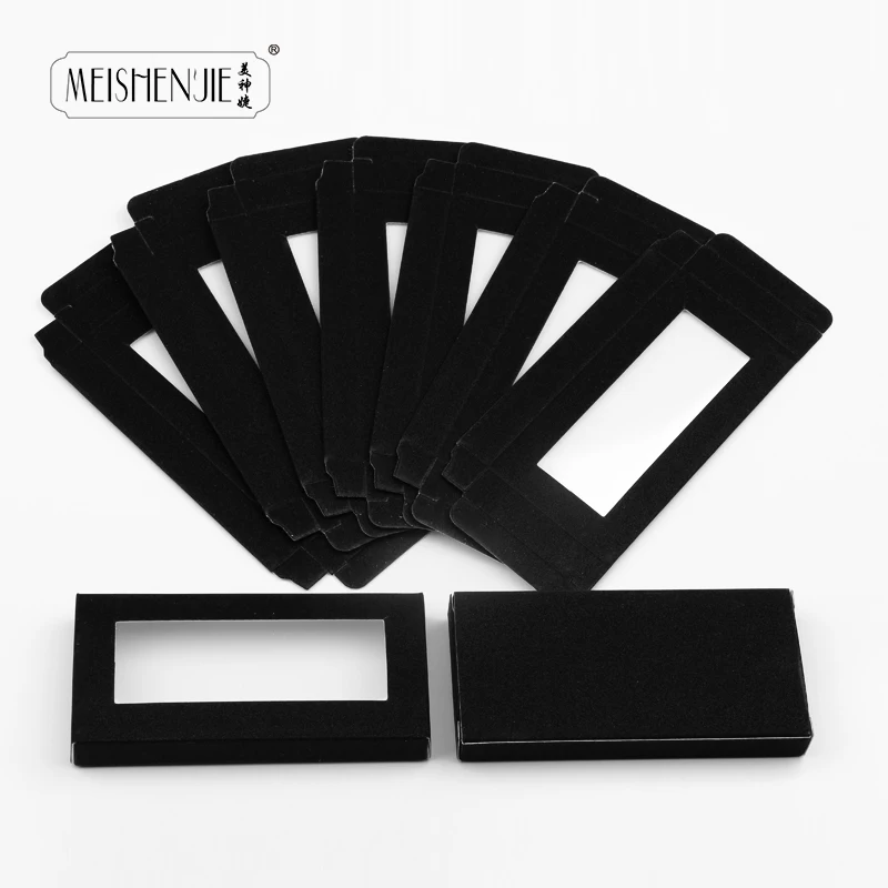 

10/100Pcs Wholesale Lash Boxes Packaging with trays Lashes Eyelash Packaging Mink Eyelashes Custom Logo DIY Packages Box