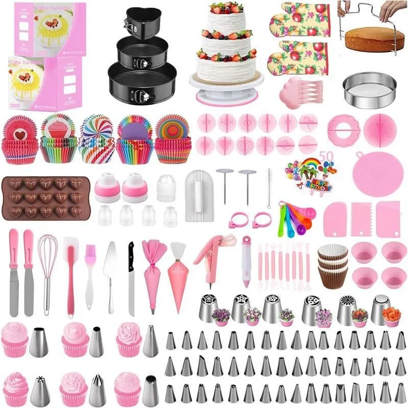 

Cake Piping Mouth Russian Piping Mouth TPU Piping Bag Scraper Ties Mouth Muffin Cup Spatula Kitchen Tools Kit