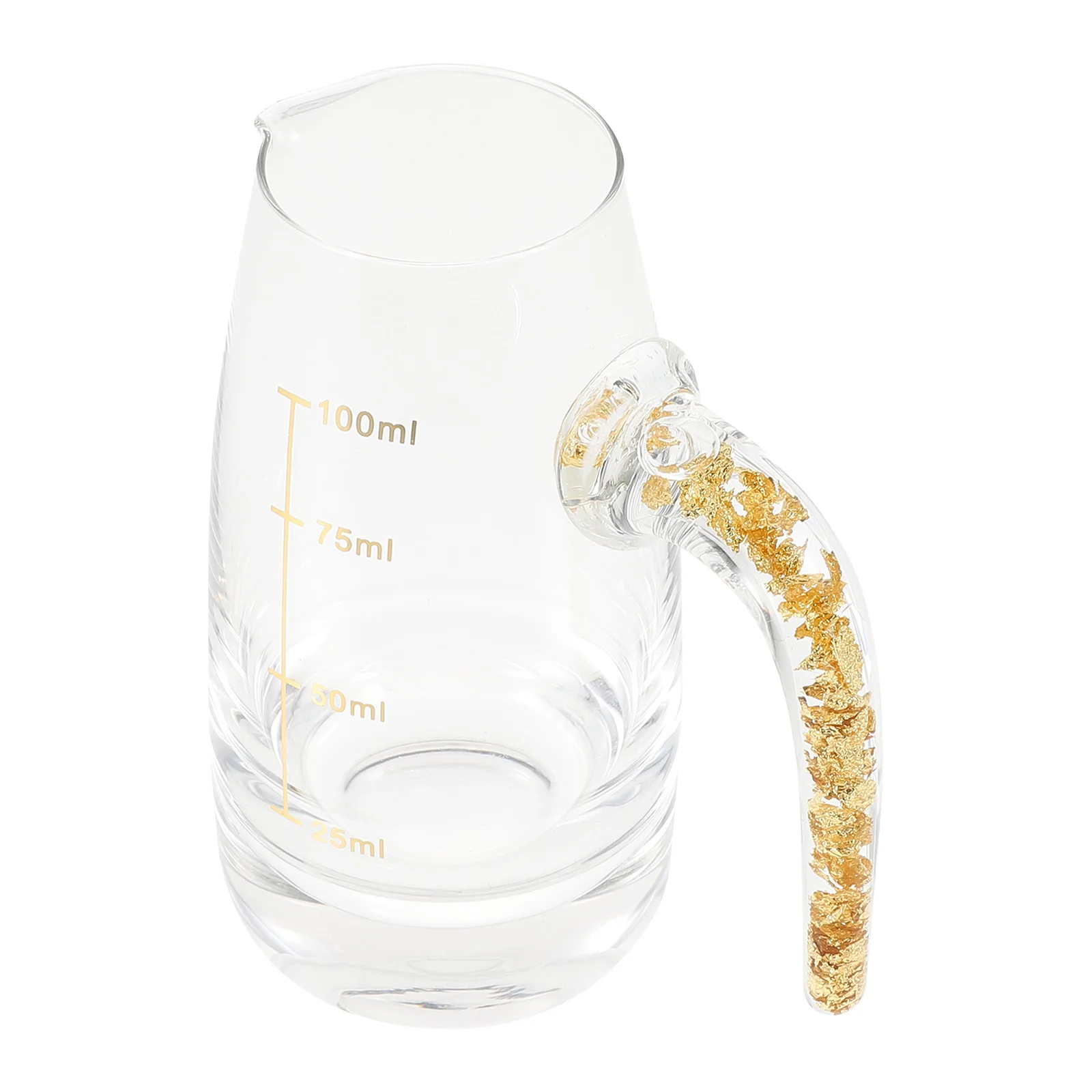 

Crystal Glass Wine Dispenser Gold Foil Simple Transparent Decanter Aerator Wine Separator for Household Barware