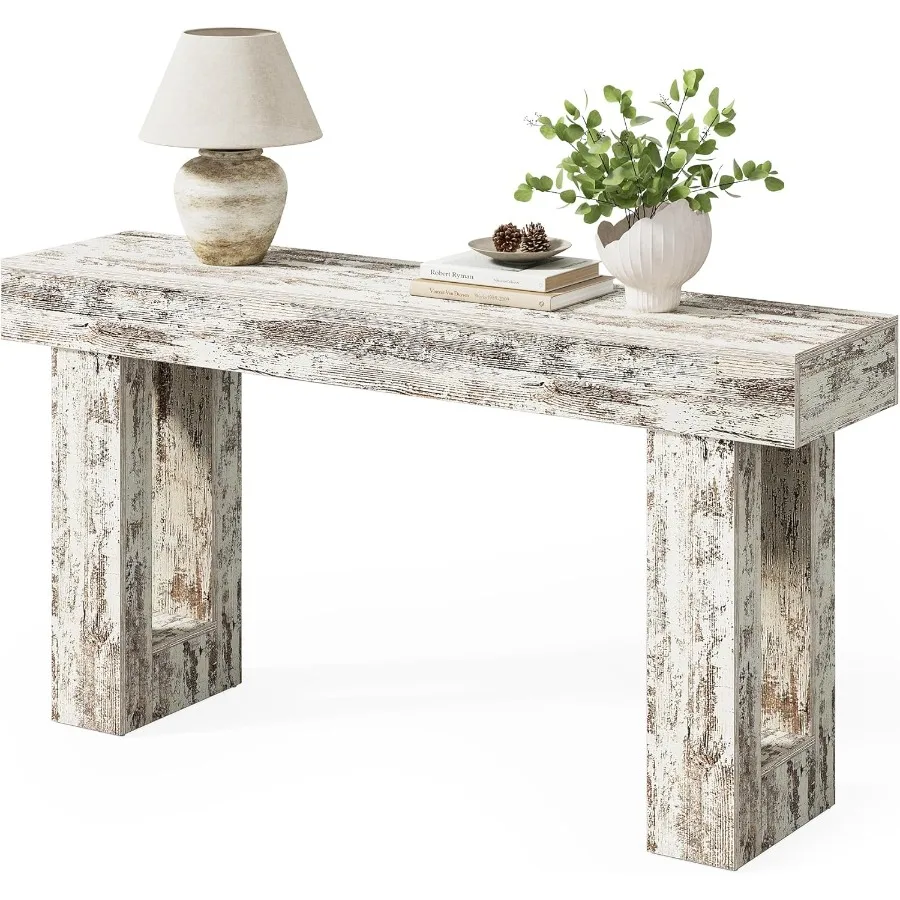 63-Inch Long Console Tables for Entryway Large Sofa Table Behind Couch Wooden Entry Foyer Hallway Table Modern Console Sofa Tab