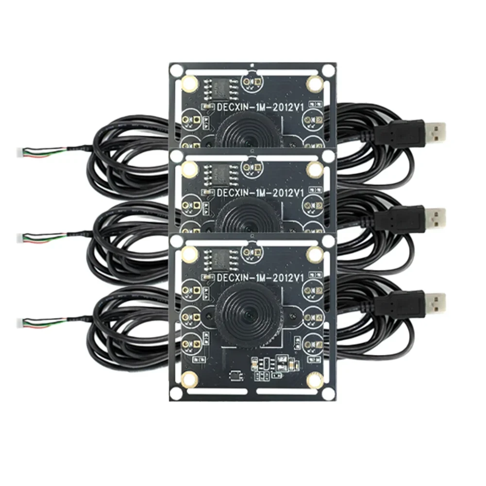 New 100 Degree Camera Module 1MP OV9732 1280x720 USB Free Driver Manual Focus, with 2 Meter Cable for WinXP/7/8/10