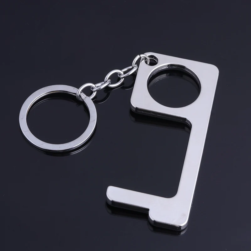 Hands Free Door Opener No Touch Door Opener With Stylus Keychain for Outdoor Public Door Handle Touchscreen Button