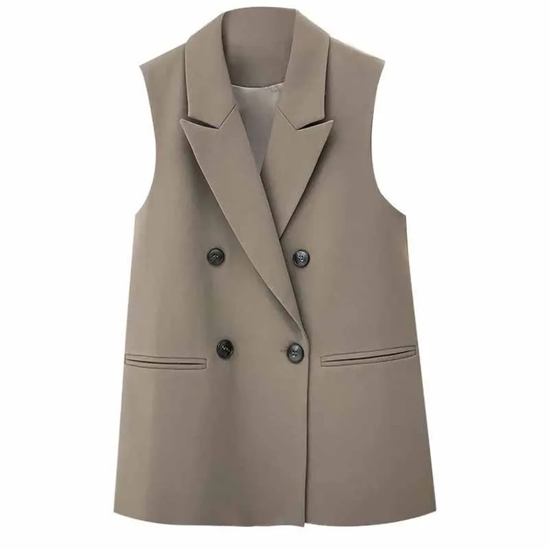 Nuove donne coreane vestibilità ampia gilet nero giacca da donna primavera e autunno per il tempo libero tinta unita senza maniche Cardigan gilet