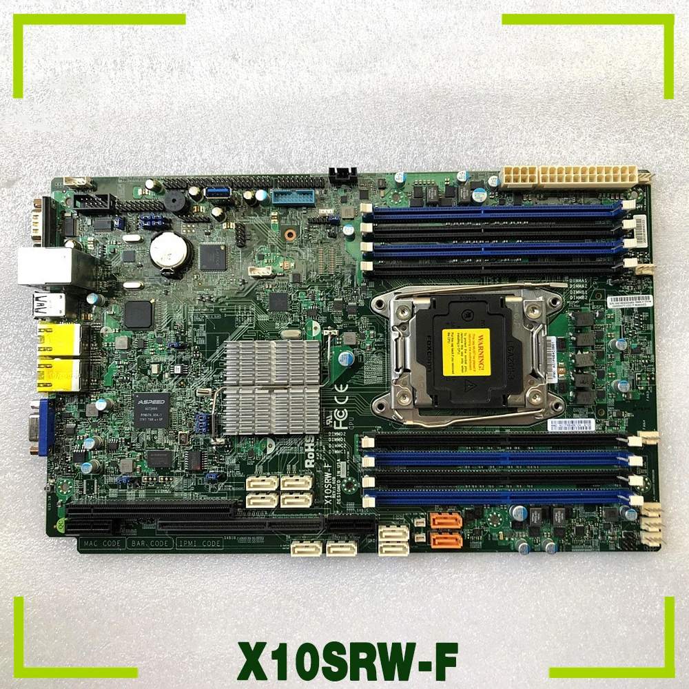 Server Motherboard Xeon Processor E5-2600/E5-1600 v4/v3 Family LGA 2011 For Supermicro X10SRW-F