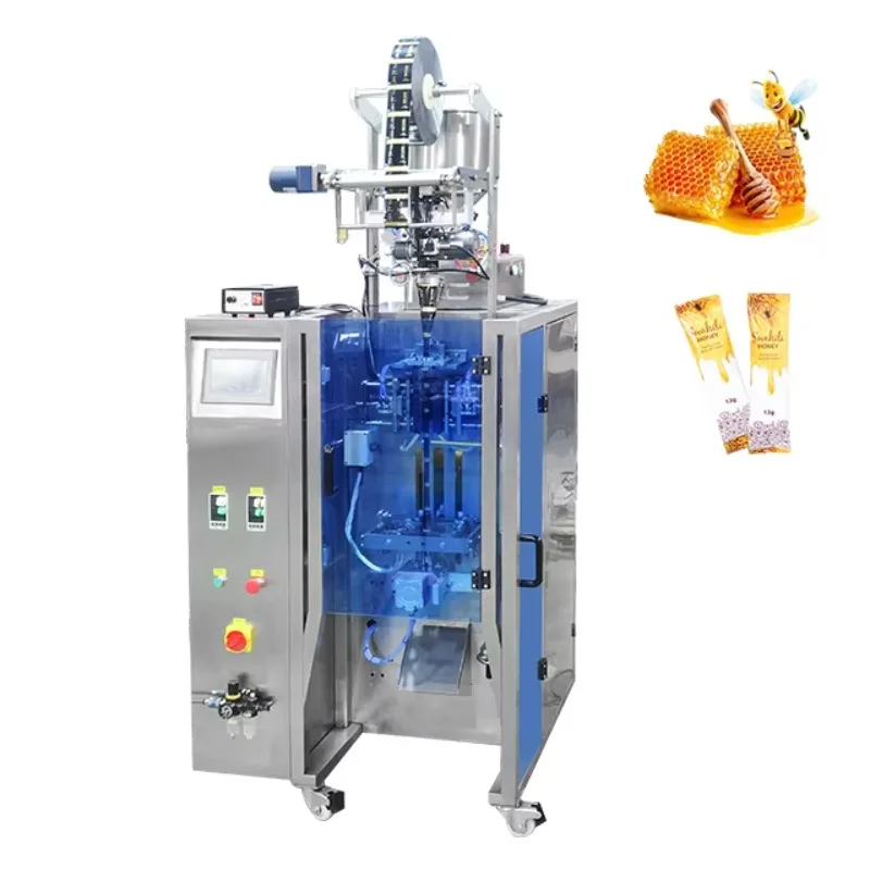 Multi-functional Automatic Honey Sachet Packing Machine Cream Jam Fluid Sauce Liquid Stick Packet Bag Packaging Machine