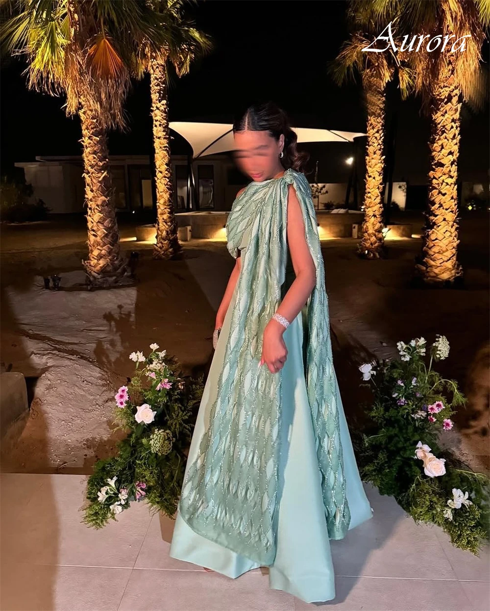 فستان سهرة من الساتان الأخضر البسيط حسب الطلب، فستان رائع للحفلات الراقصة بكتف واحد، ذيل شابيل، فساتين مناسبة خاصة فاخرة