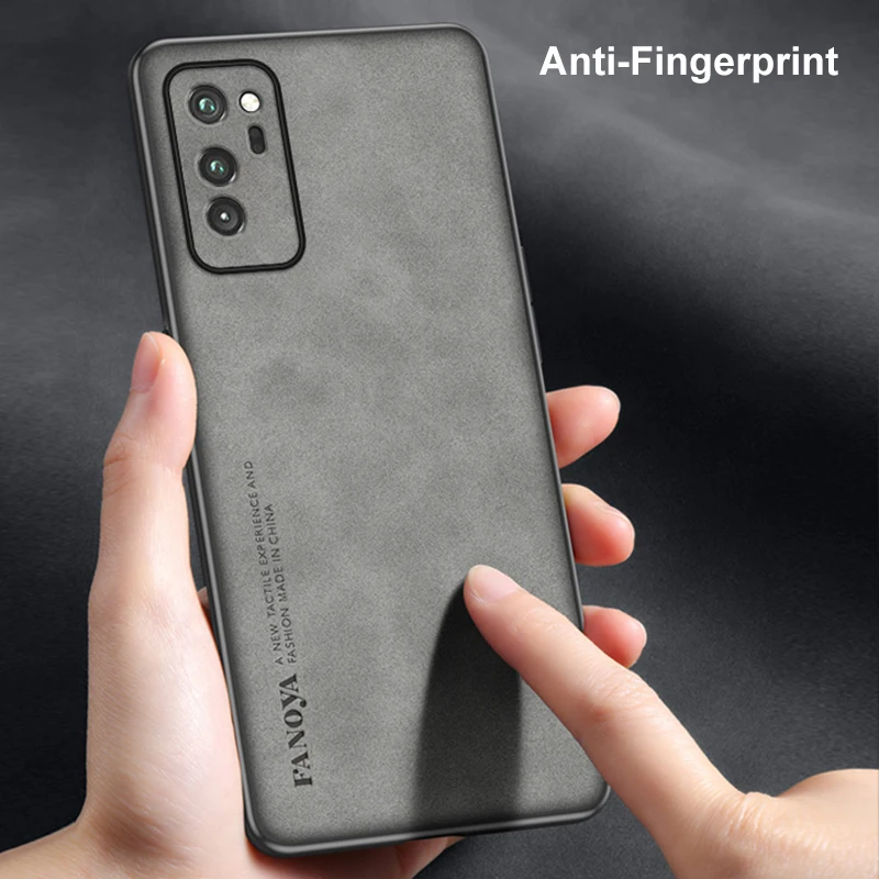 Luxury PU Leather Case For Honor 30 Pro Plus 30S Cover Business Matte Silicone Protection Phone Case For Honor View 30 Pro V30