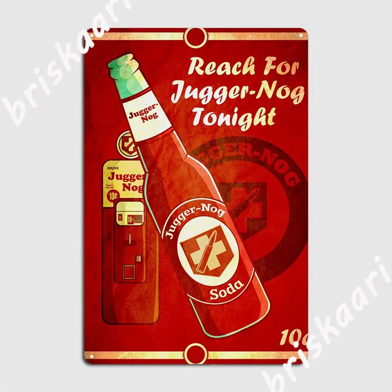 Zombie Perk Bottle Poster Metal Plaque Club Party pub Garage Funny Plaques Tin sign Poster