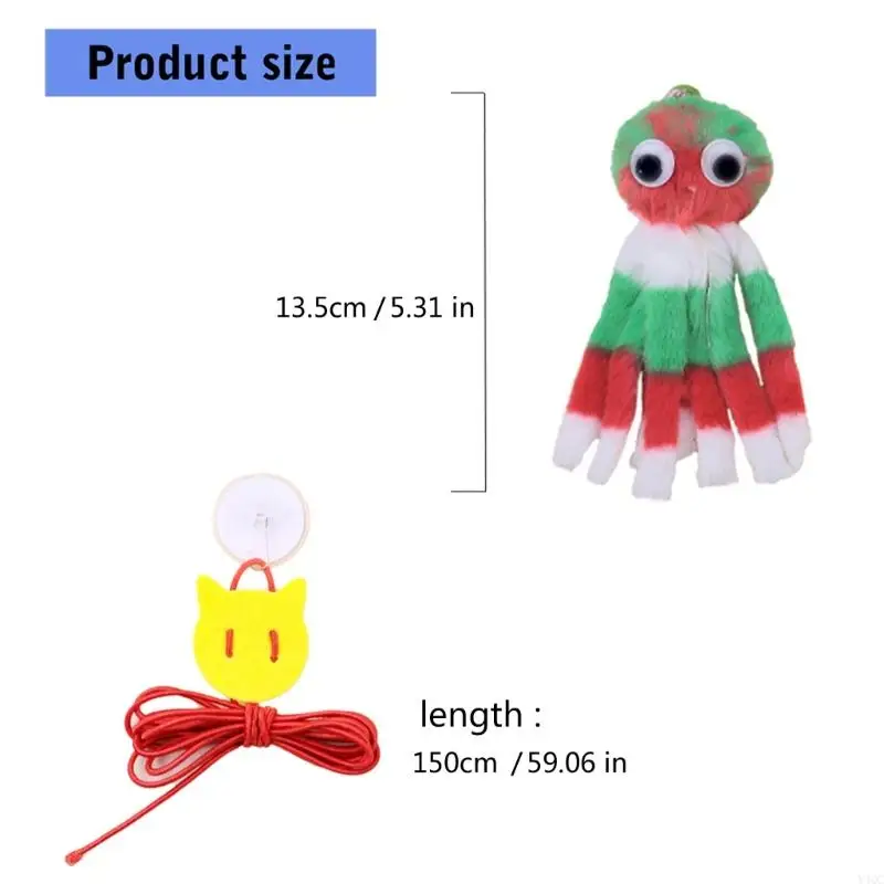 جعل الضوضاء معلقة لعبة Plushie Toy Safe Interactive Kinten Play Toy Y4QC