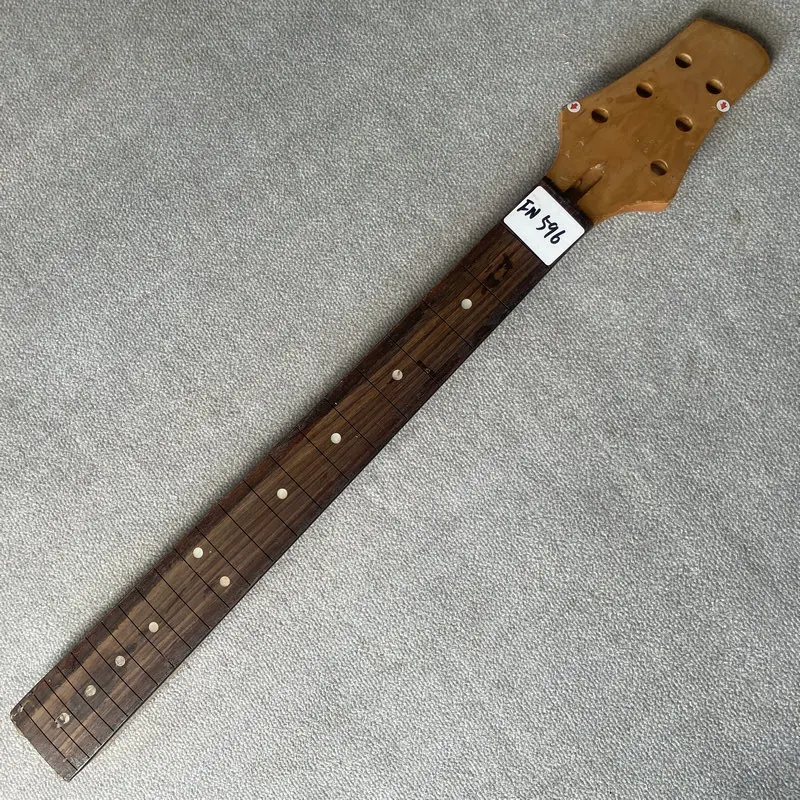 FN596 Unfinished 6 Strings Electric Guitar Neck L3+R3 Maple+Rosewood 22 Frets 648mm Scales Length No Frets DIY Custom Order