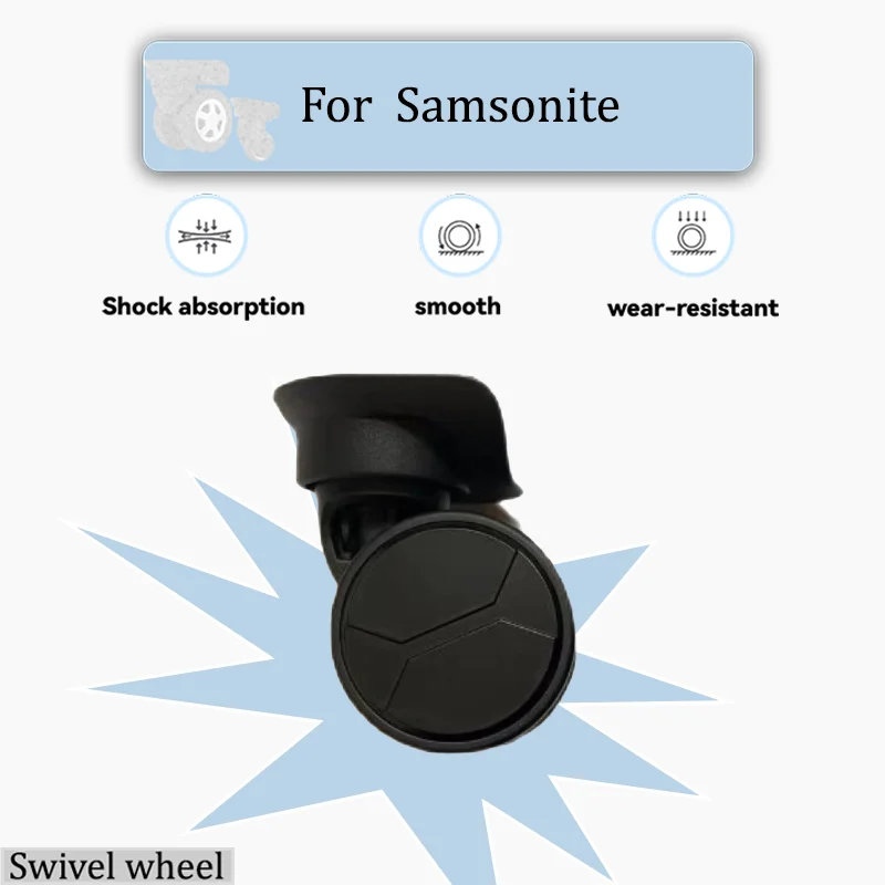 

For Samsonite LW159-33 Ultra-Durable Replacement Wheels for Suitcases Reinforced Bearing Construction Silent Movement