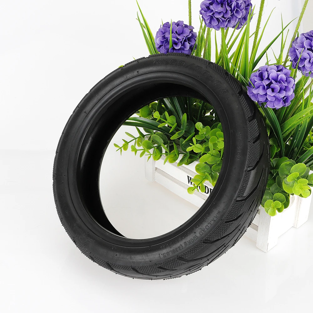 

Efficiently Designed Tubeless Tire for Electric Scooters Robust Construction in a Convenient 10 Inch Size of Model 60/70 7 0