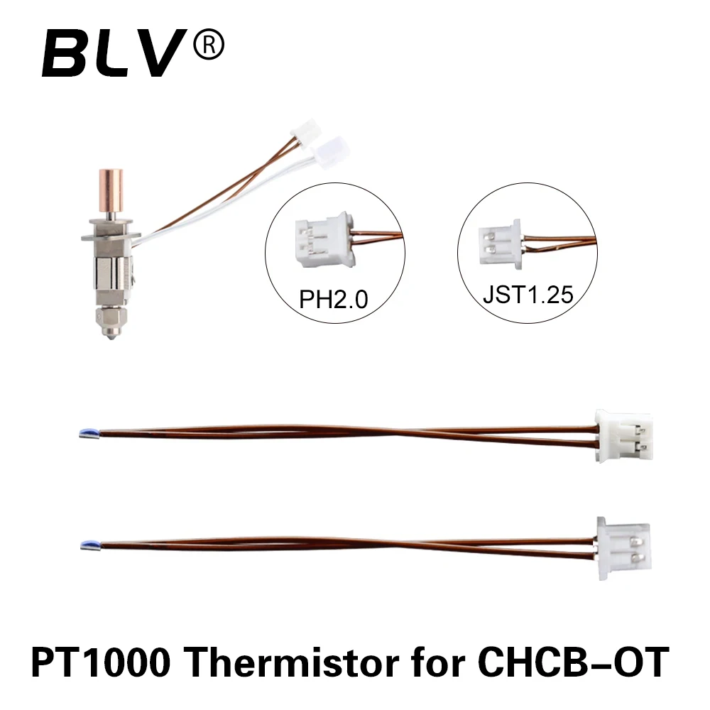 

BLV®Высокотемпературный Печатный термистор PT1000 для CHCB-OT hotend, совместимый с Creality K1 K1 Max CR-M4 3D принтер