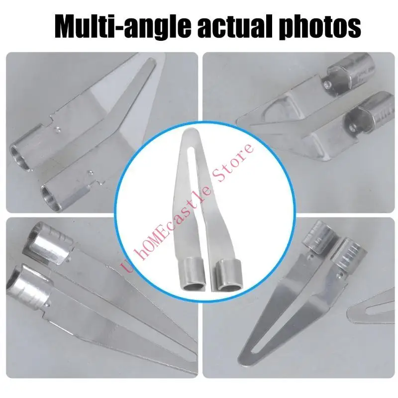 

63hf 3/5pcs Практический гладкий гладкий железный наконечник для пластиковой сварки и ремонта автомобильных бамперов