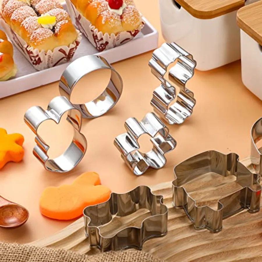 7 Pcs Mini Two Groovy Ce Cutters Set Hippie Ce Cutter Peace Ce Molds Stainless Steel Biscuit Cutter Small Flower Raiow Sunglass