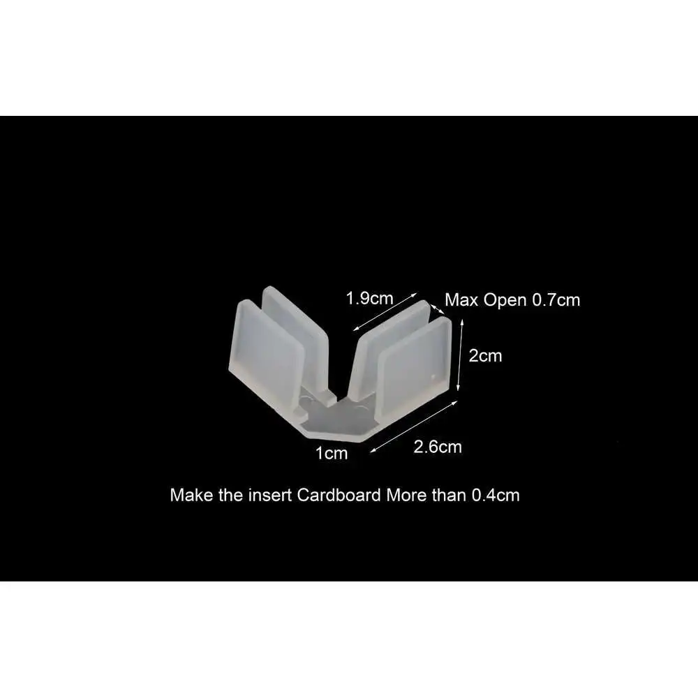 4 Ways Paper Carton Gripper Connection Buckle Clips Supermarket Shelf Storage Box Connector Clamp image 2