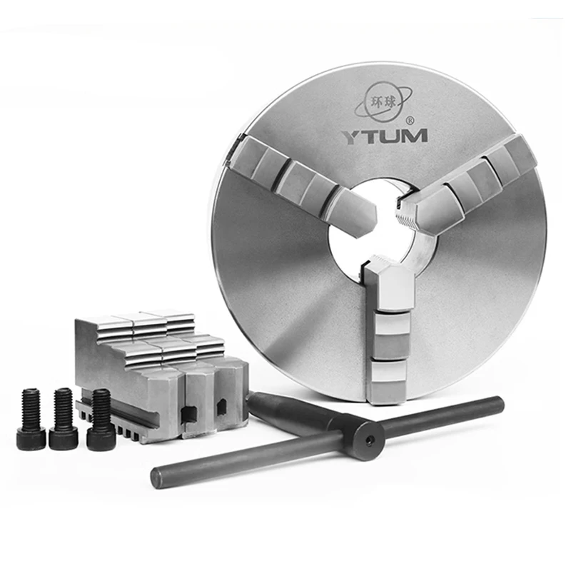 

YTUM Brand High Precision 3 Jaw Self-centering Chuck Metal Lathe Chuck 80mm 100mm 125mm 160mm 200mm 250mm