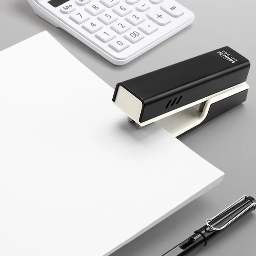 

Модный степлер с 24/6 скоб, легкий длинный степлер большого размера, экономичный сверхмощный степлер для офиса и школы