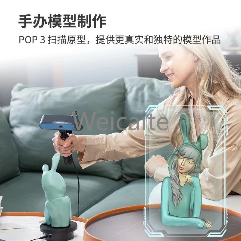 Revopoint POP3 3D-Scanner, Stereo-Handy, tragbar, vollfarbig