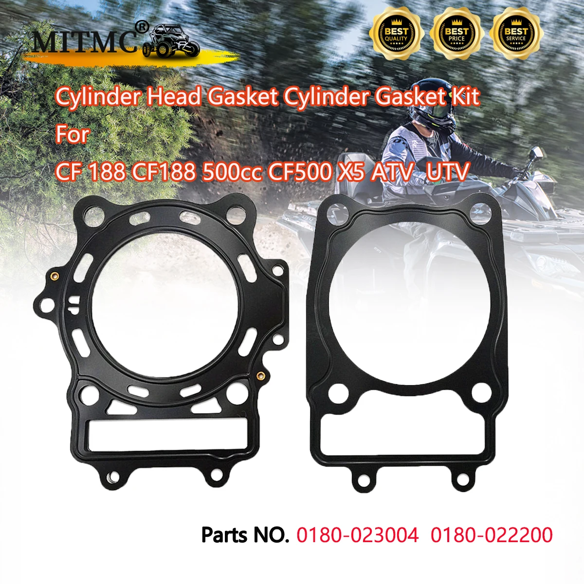 Cylinder Head Gasket Cylinder Gasket Kit For CF 188 CF188 500cc CF500 X5 ATV UTV 0180-023004 0180-022200