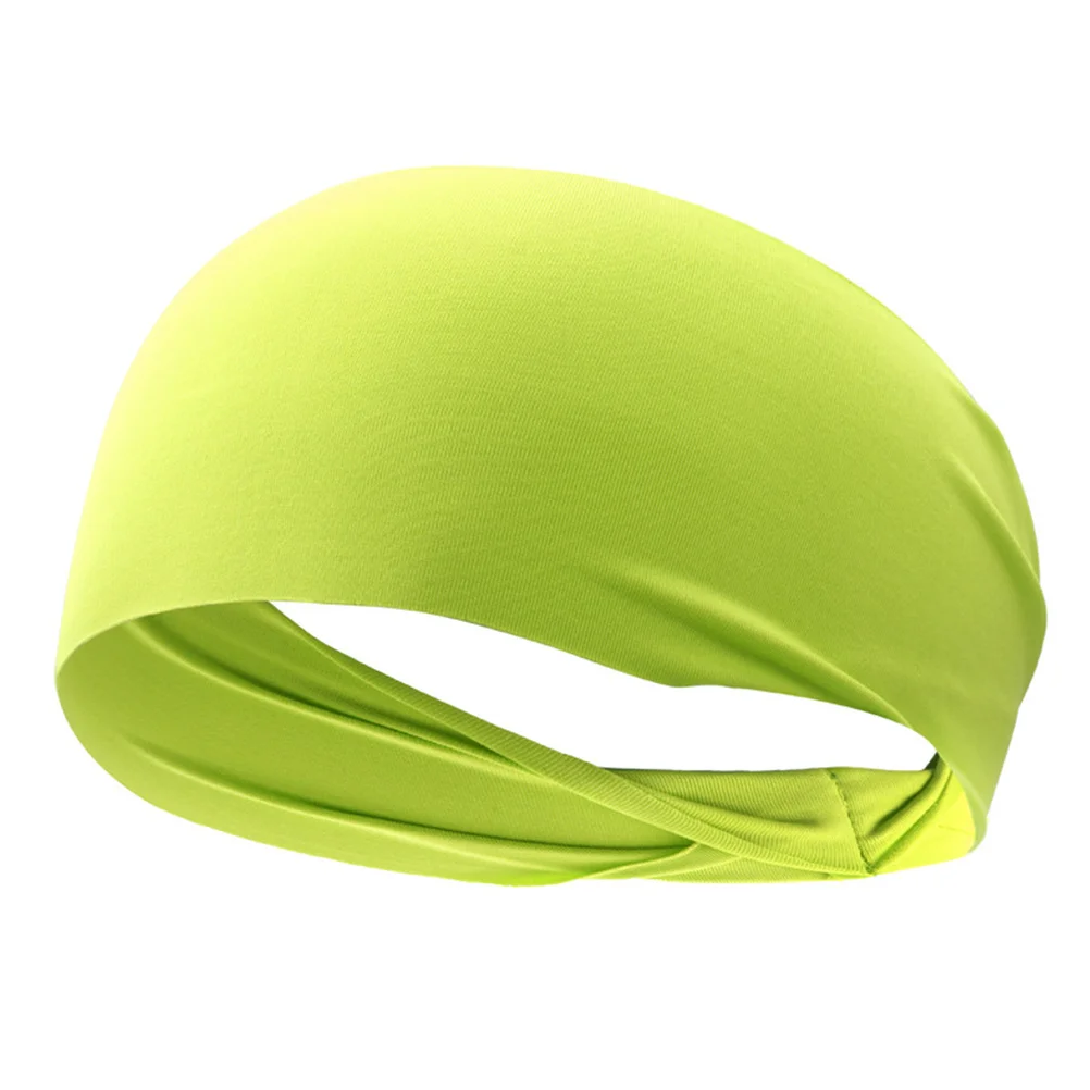 6 個のスポーツヘッドバンド弾性速乾性ヘアバンドヨガランニングワークアウトフィットネスユニセックスヘッドウェア吸汗ヘアアクセサリー